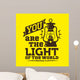 Bible Typographic You Are Wall Decal