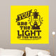 Bible Typographic You Are Wall Decal