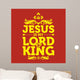 Bible Typographic Jesus Is Wall Decal
