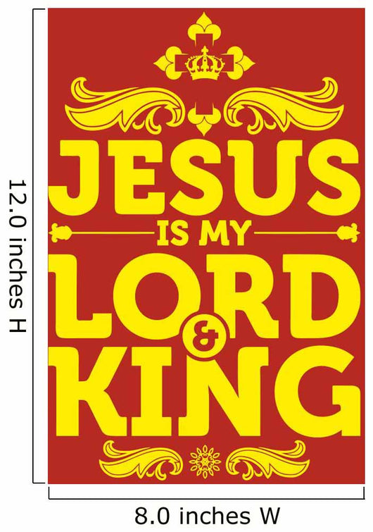 Bible Typographic Jesus Is Wall Decal