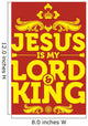 Bible Typographic Jesus Is Wall Decal