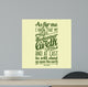 Bible Typographic I Know Wall Decal