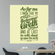 Bible Typographic I Know Wall Decal