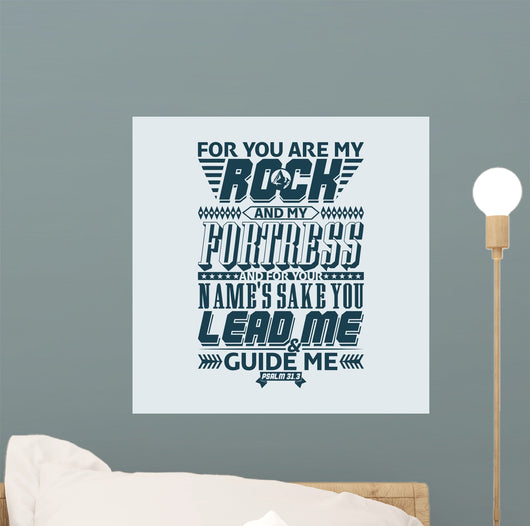 Bible Typographic for You Wall Decal