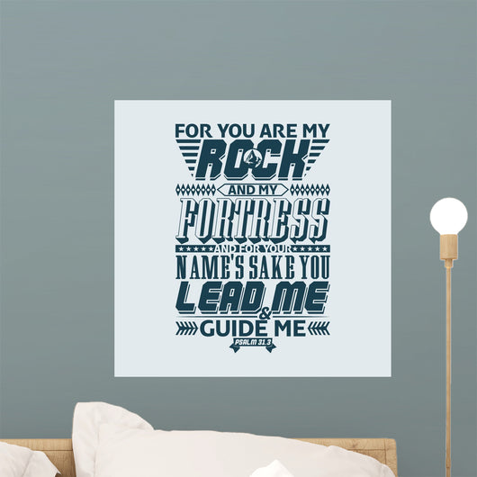 Bible Typographic for You Wall Decal
