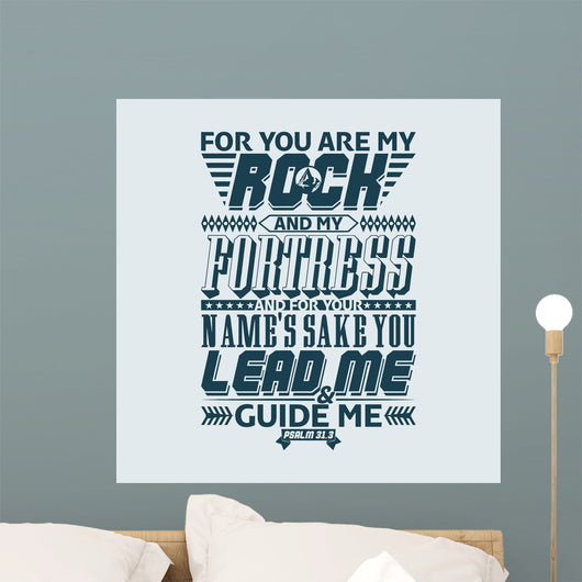Bible Typographic for You Wall Decal