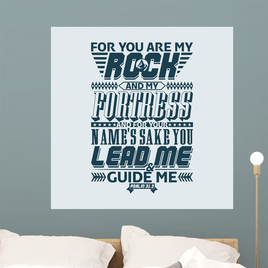 Bible Typographic for You Wall Decal