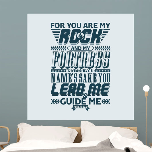 Bible Typographic for You Wall Decal