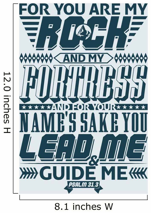 Bible Typographic for You Wall Decal