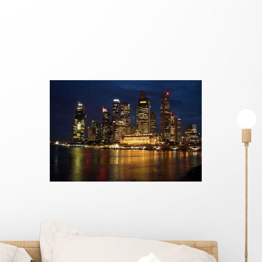 Singapore Skyline Wall Decal
