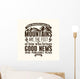 Bible Typographic How Beautiful Wall Decal