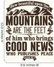 Bible Typographic How Beautiful Wall Decal