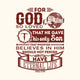 Bible Typographic for God Wall Decal