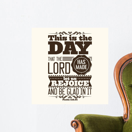Bible Typographic This Is Wall Decal