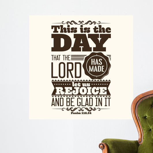 Bible Typographic This Is Wall Decal