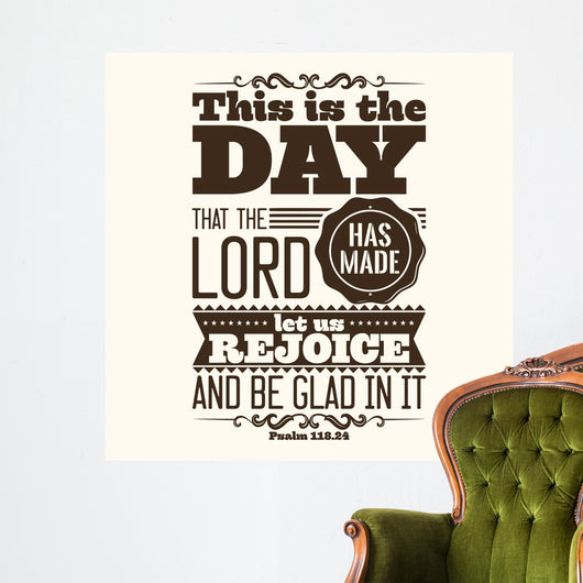 Bible Typographic This Is Wall Decal