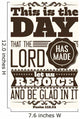 Bible Typographic This Is Wall Decal