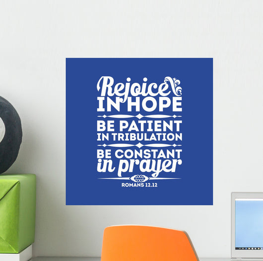 Rejoice Hope Wall Decal