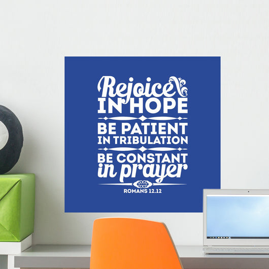 Rejoice Hope Wall Decal