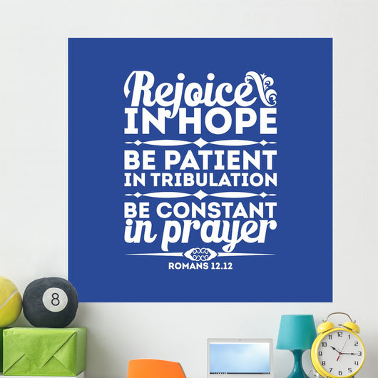 Rejoice Hope Wall Decal