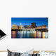 Hartford Skyline and Founders Wall Decal