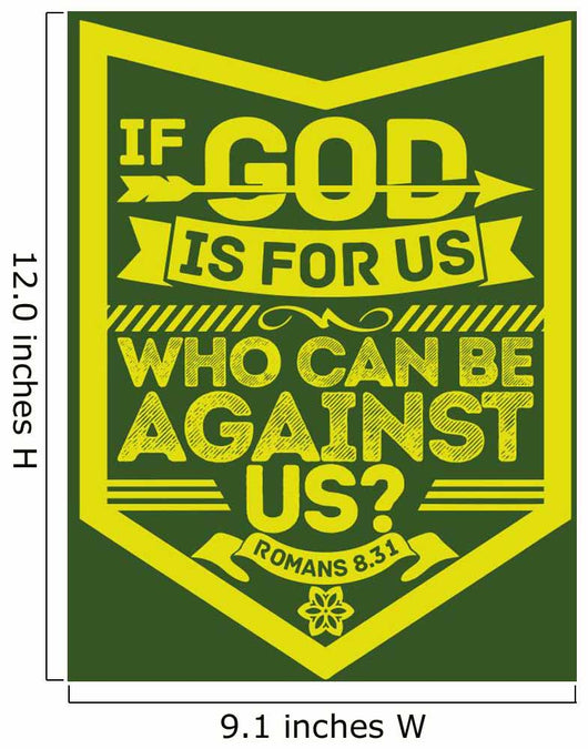 Biblical Illustration If God Wall Decal