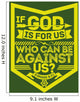 Biblical Illustration If God Wall Decal