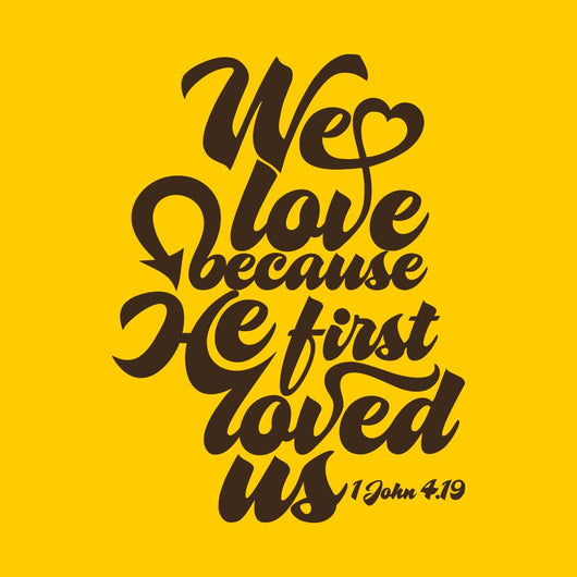 Biblical Illustration We Love Wall Decal