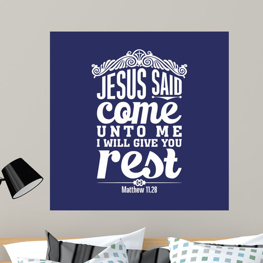 Biblical Illustration Come to Wall Decal