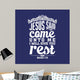 Biblical Illustration Come to Wall Decal