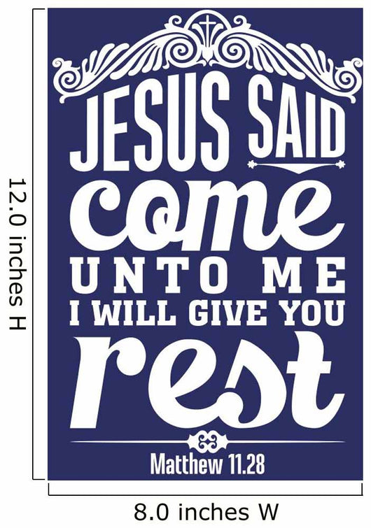 Biblical Illustration Come to Wall Decal