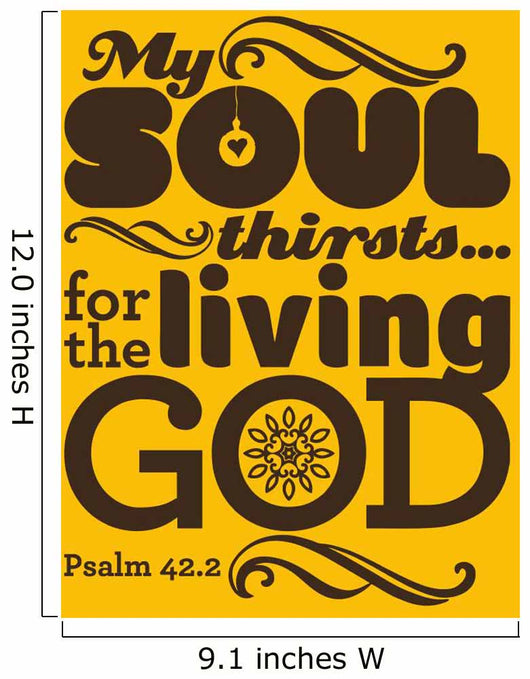 Biblical Illustration My Soul Wall Decal