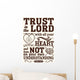 Trust Lord with All Wall Decal