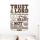 Trust Lord with All Wall Decal