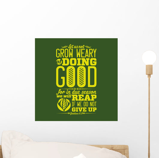 Biblical Illustration Let Us Wall Decal