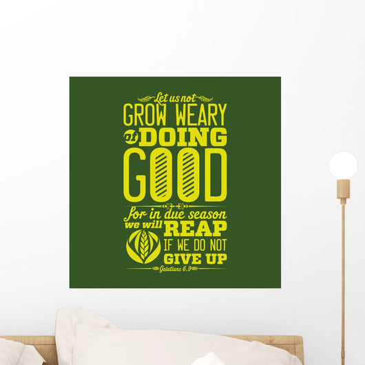Biblical Illustration Let Us Wall Decal