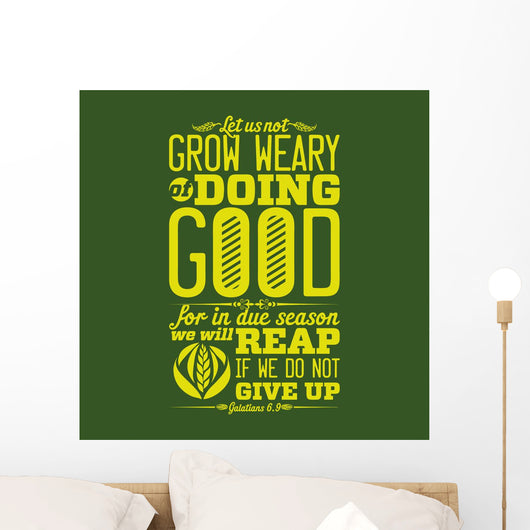 Biblical Illustration Let Us Wall Decal