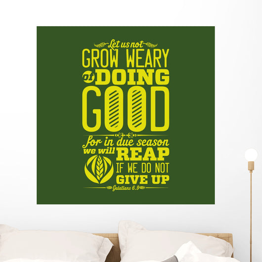 Biblical Illustration Let Us Wall Decal