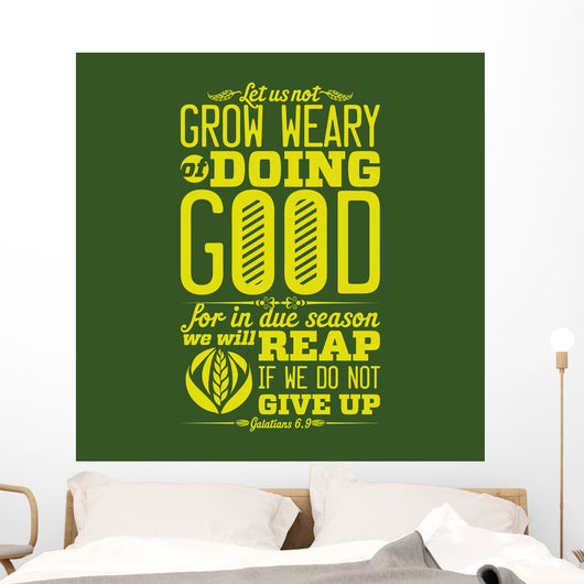 Biblical Illustration Let Us Wall Decal