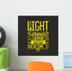 Light Shines Bible Wall Decal