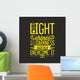 Light Shines Bible Wall Decal