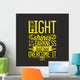 Light Shines Bible Wall Decal
