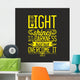 Light Shines Bible Wall Decal