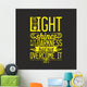 Light Shines Bible Wall Decal