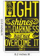 Light Shines Bible Wall Decal