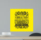 Biblical Illustration God Shows Wall Decal