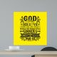 Biblical Illustration God Shows Wall Decal