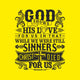 Biblical Illustration God Shows Wall Decal