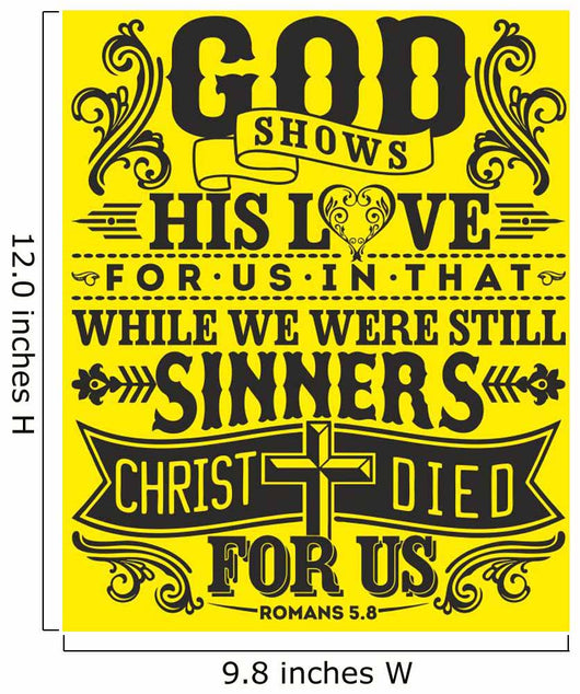 Biblical Illustration God Shows Wall Decal