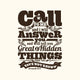 Biblical Illustration Call to Wall Decal